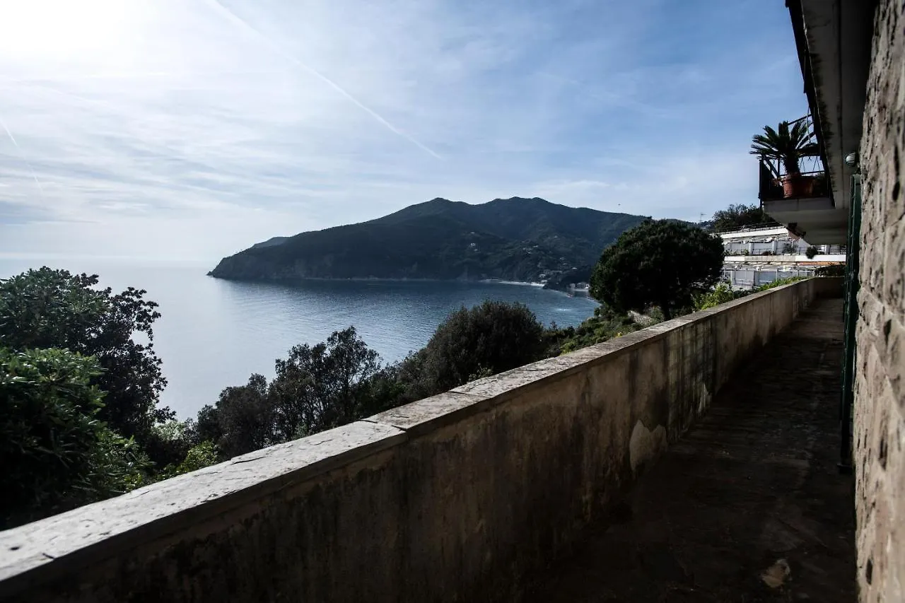 080 - La Villa Storica Il Vigneto 45B, Terrazza Sul Mare - Parcheggio Privato Gratis Moneglia Italy