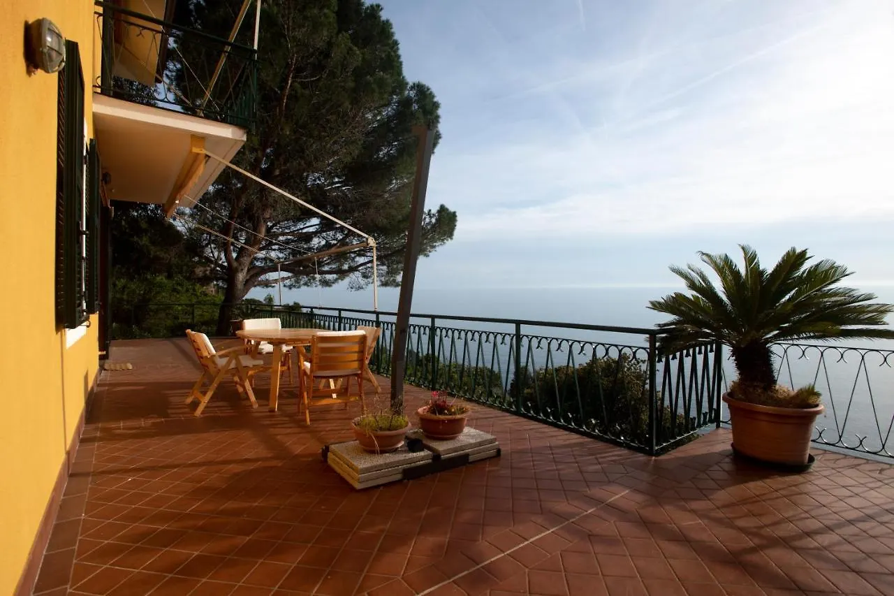 Apartment 080 - La Villa Storica Il Vigneto 45B, Terrazza Sul Mare - Parcheggio Privato Gratis Moneglia