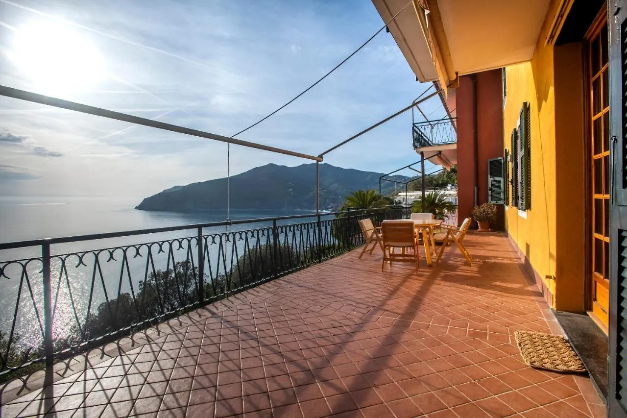 Apartment 080 - La Villa Storica Il Vigneto 45B, Terrazza Sul Mare - Parcheggio Privato Gratis Moneglia
