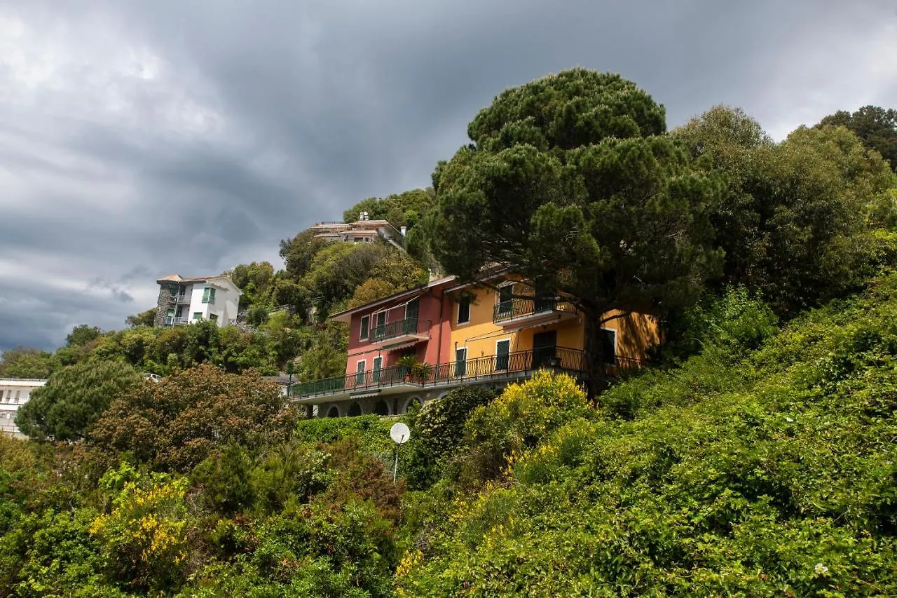 080 - La Villa Storica Il Vigneto 45B, Terrazza Sul Mare - Parcheggio Privato Gratis Moneglia